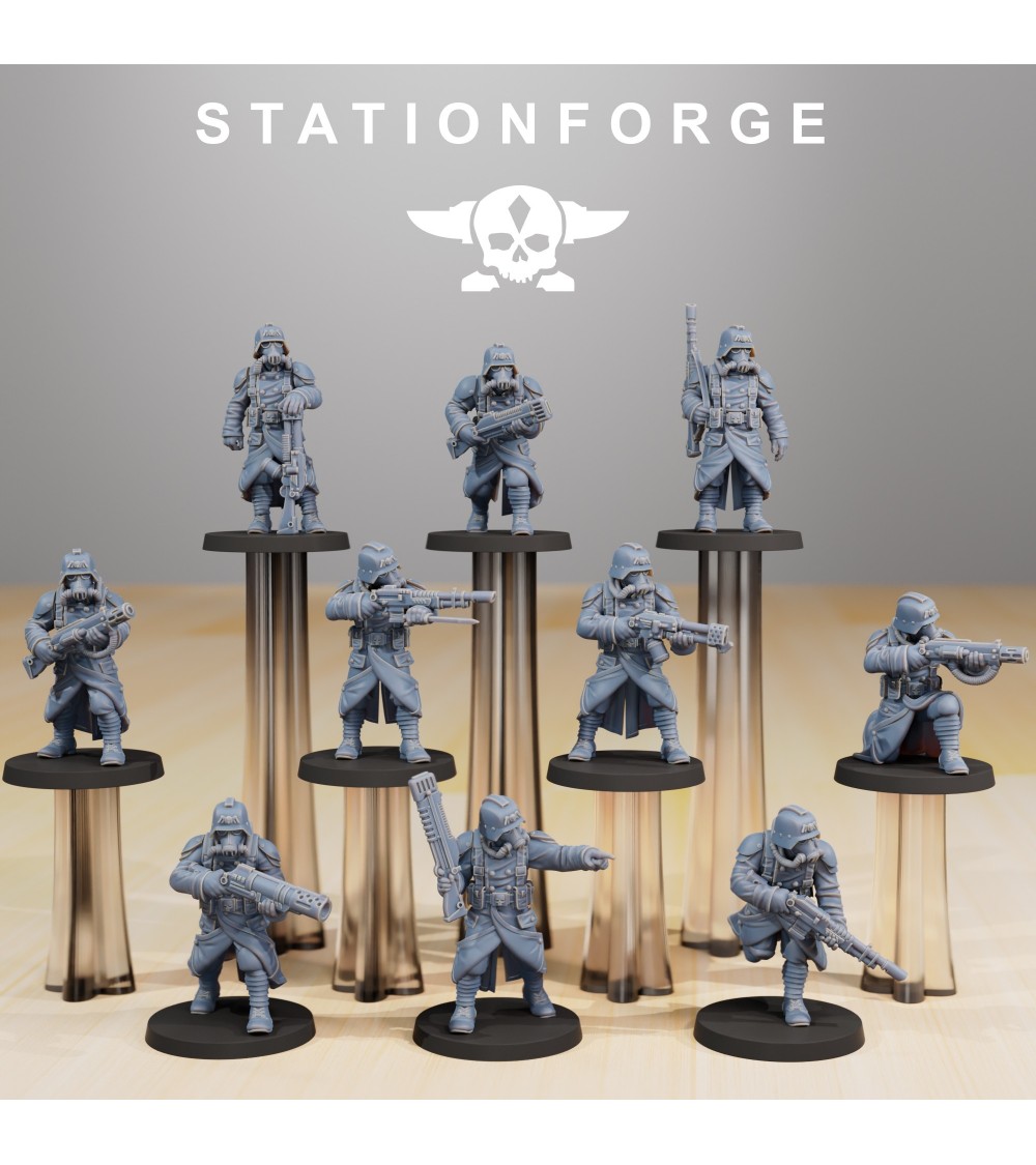 Grim Guard Infantry With Flamers (10U)