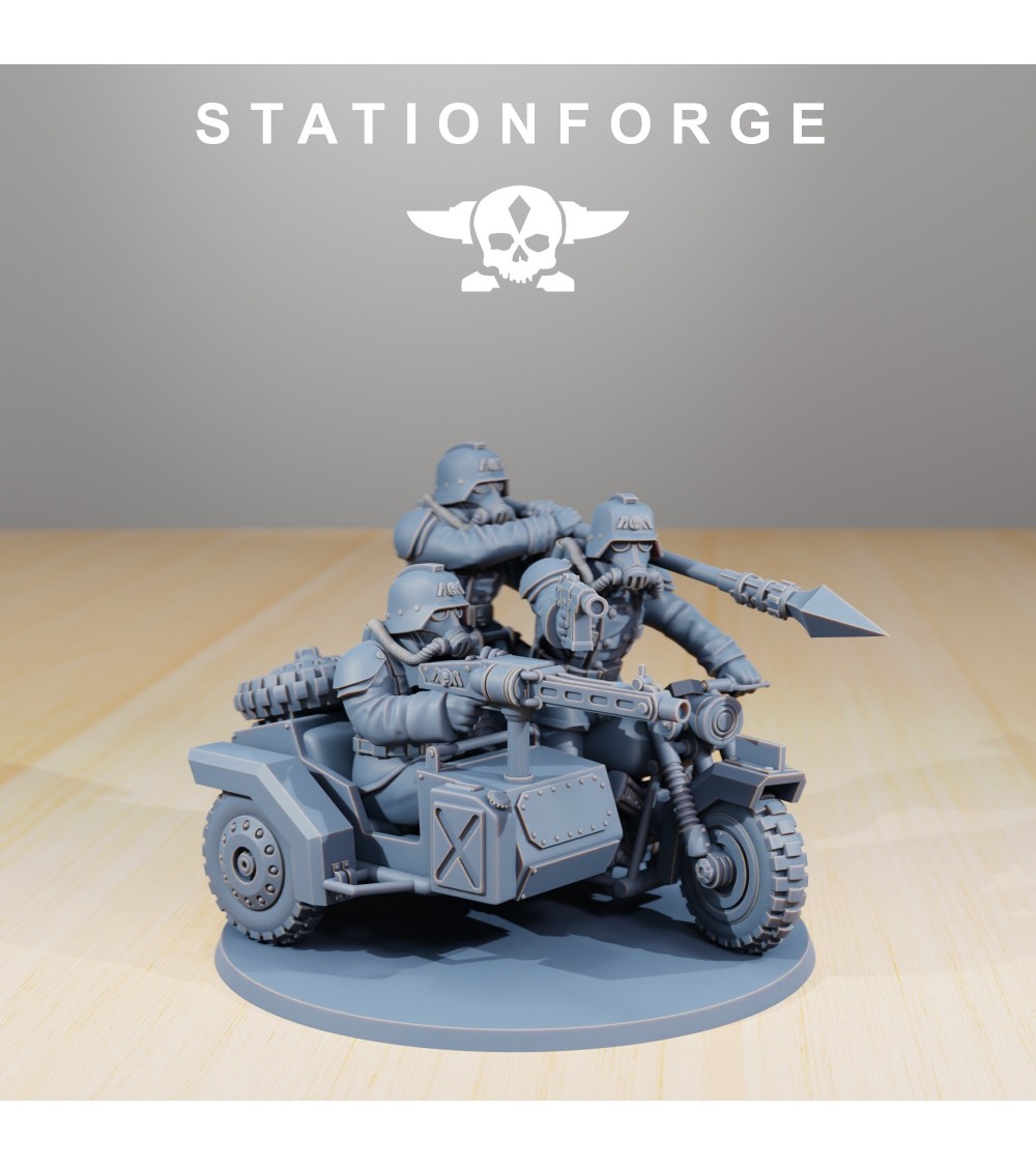 Grim Guard Death Bikers With Sidecar