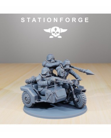 Grim Guard Death Bikers With Sidecar