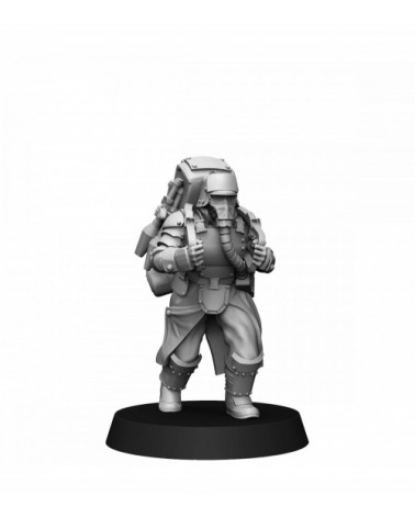 Grim Guard Armored Soldier With Ammo