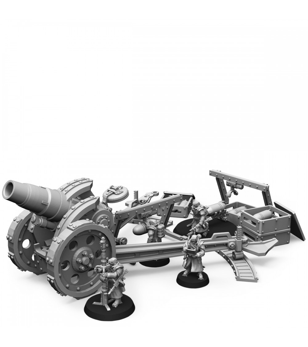Ice Warriors Medusa Cannon With Crew