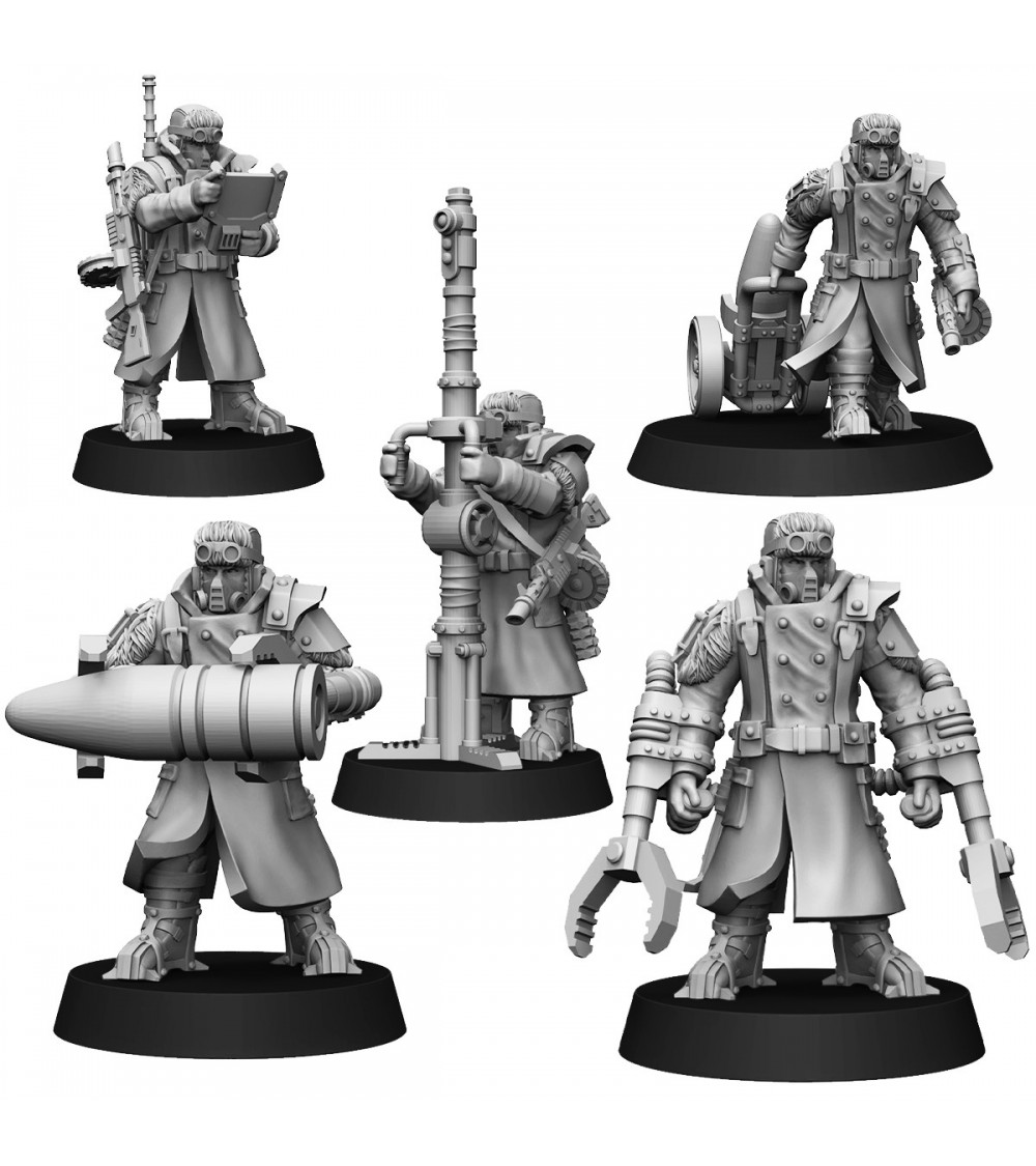Ice Warriors Earthshaker Cannon Crew (5U)