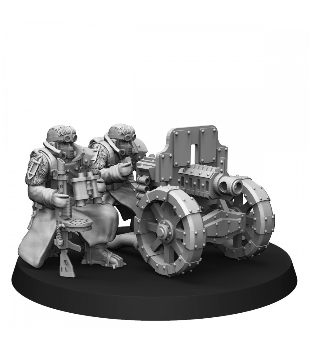 Ice Warriors Heavy Support Team With Boltgun
