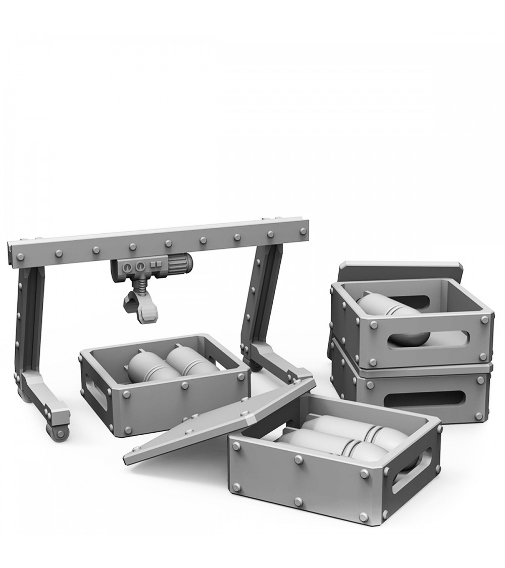 Ice Warriors Medusa Cannon Ammo Box (5U)