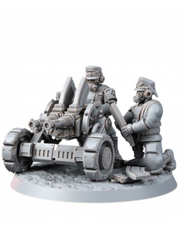 Iron Korps Heavy Support Team With Automatic Cannon