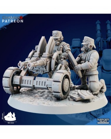 Iron Korps Heavy Support Team With Automatic Cannon