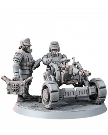 Iron Korps Heavy Support Team With Laser Beamer