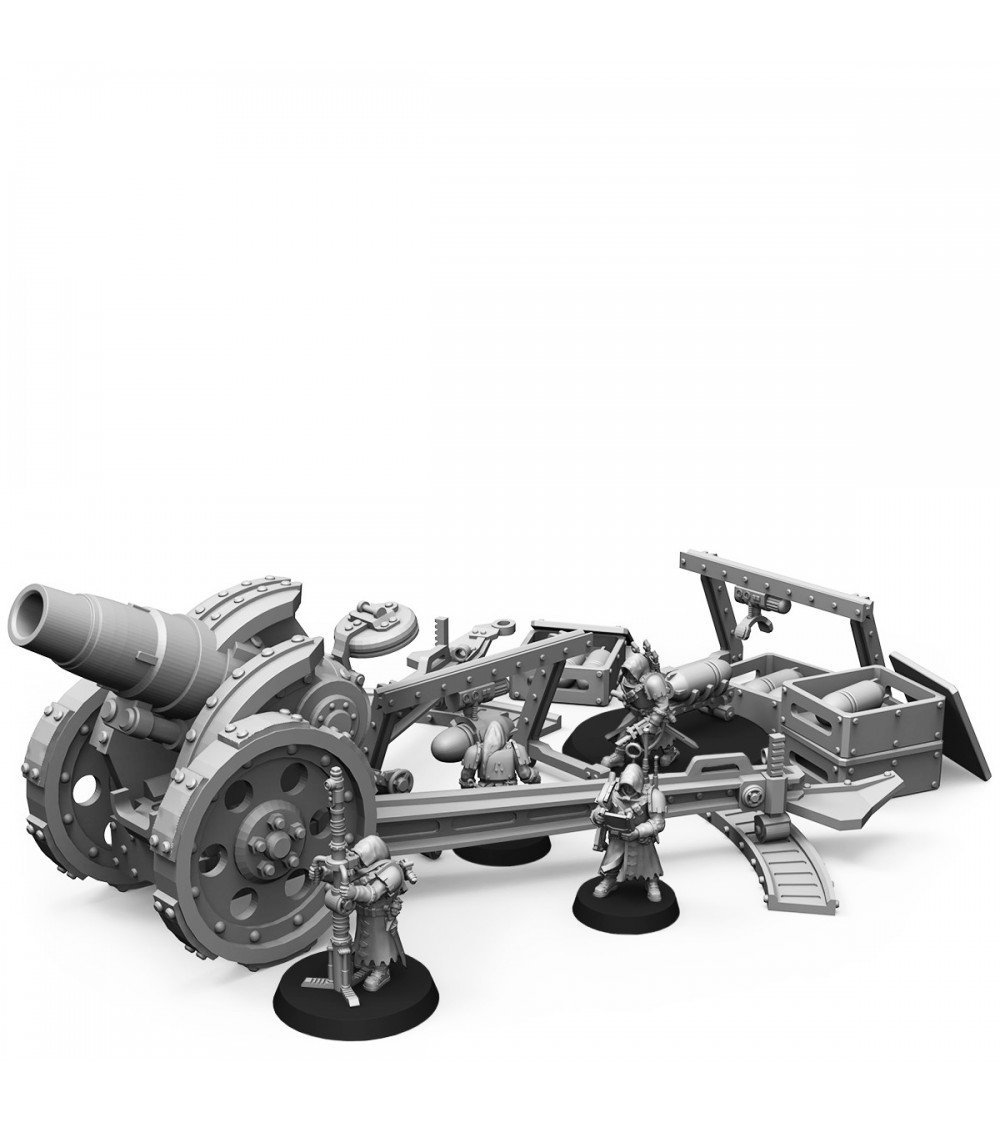 Janissaries Medusa Cannon With Crew