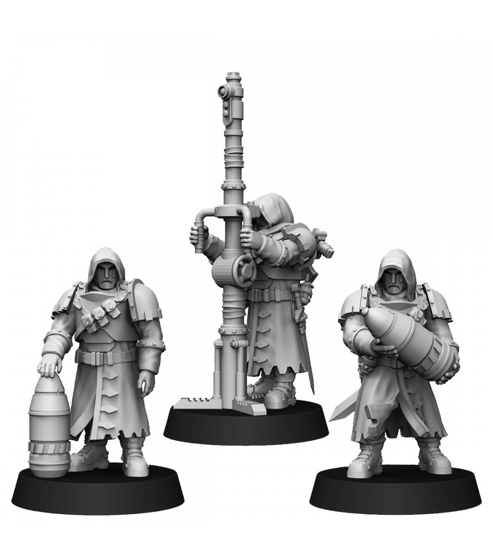 Janissaries Heavy Mortar Crew (3U)