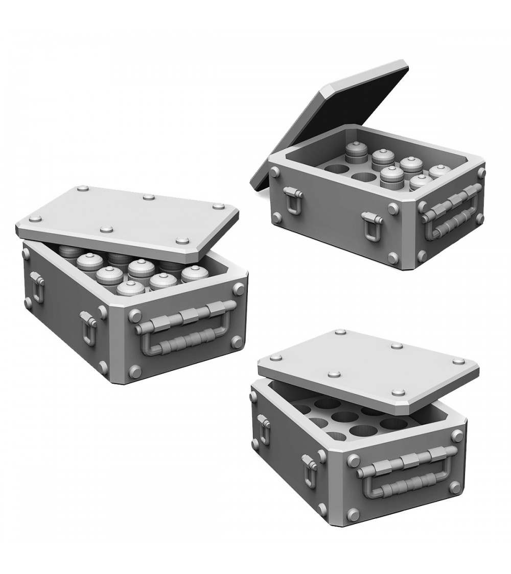Janissaries Quattro Cannon Ammo Box (3U)