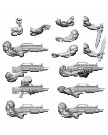 Spacenam Infantry Arms Set V-01