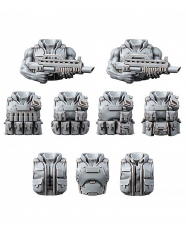 Spacenam Infantry Torsos Set V-01 (9U)