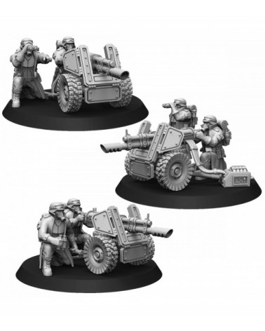 Steel Guard Heavy Support Squad With Lascannon (3U)
