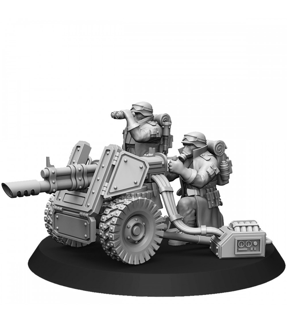 Steel Guard Heavy Support Team With Lascannon
