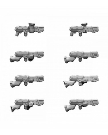 Steel Guard Infantry Plasma Gun Set (8U)