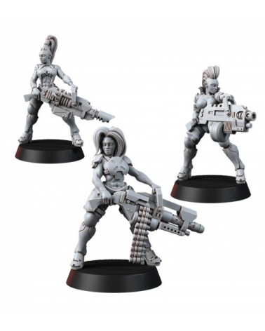 Imperial Wasteland Heavy Weapon Gangers (3U)