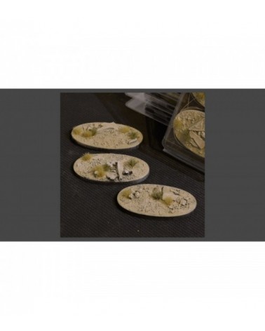 Arid Steppe Bases - Oval 75mm (x3)