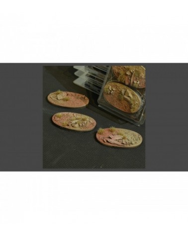 Badlands Bases - Oval 75mm (x3)