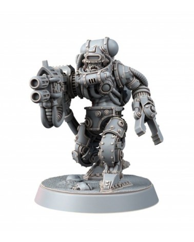 Mechanic Adept Battle Servitor With Heavy Melting Gun (Hm)