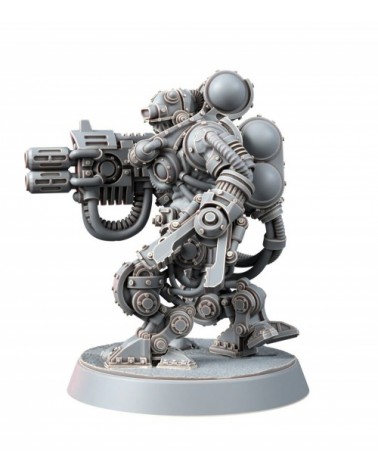 Mechanic Adept Battle Servitor With Heavy Melting Gun (Hm)