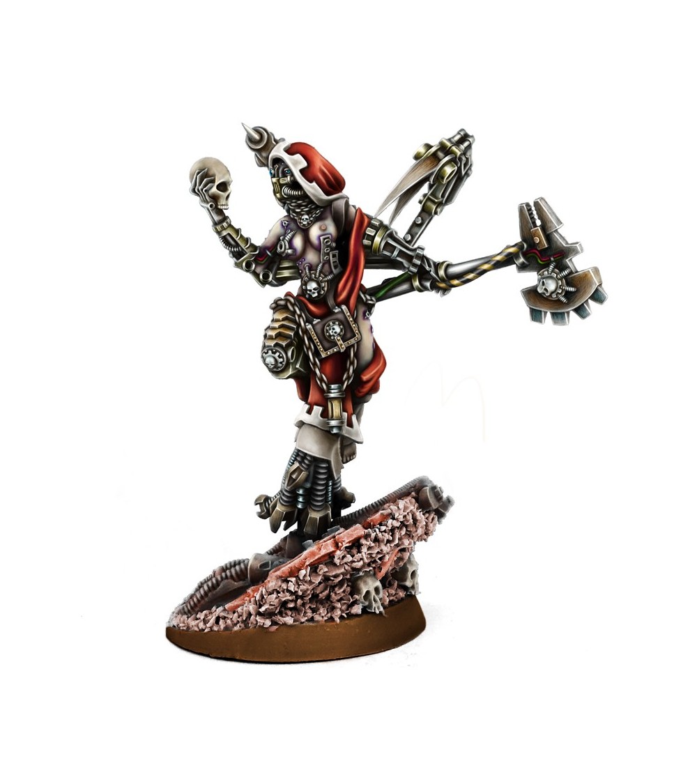 Mechanic Adept Female Tech Priest Skull Keeper