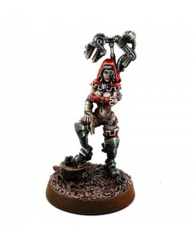 Mechanic Adept Female Tech Priest With Servo-Arm Mk-Vii