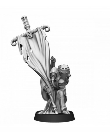 Scavenger Cultist With Banner