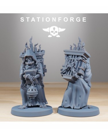 Scavenger Cultist With Candle Holder
