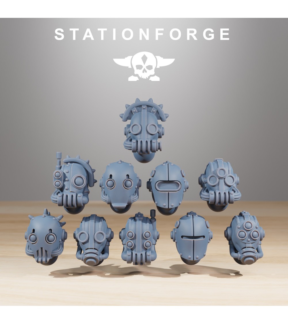 Scavenger Junkbots Heads (10U)