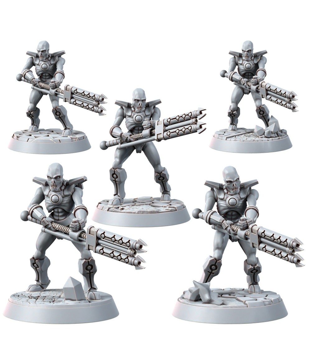 Necroyd Tomb Fighters Double Barrel Rifles (5U)
