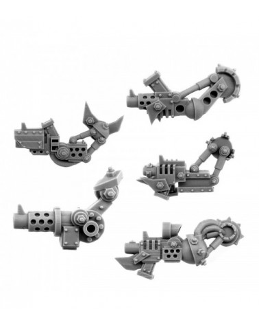 Ork Cyborg Conversion Bits Bionic Slugga Arm K/402 (5U) (Left)