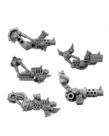 Ork Cyborg Conversion Bits Bionic Slugga Arm K/402 (5U) (Right)