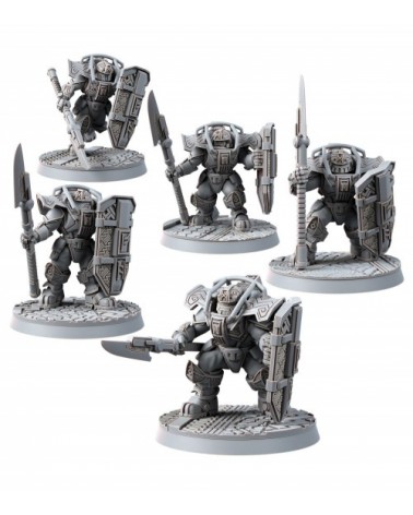 Federation Of Tyr Minotaur Guardians - Space Dwarves (5U)