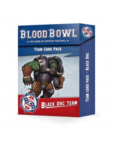 Blood Bowl Team Card Pack: Black Orc Team (ENG)