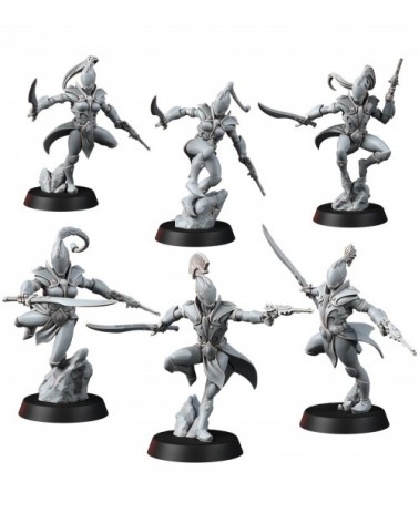 Aeterni Battledancers Ponytail Heads (5U)