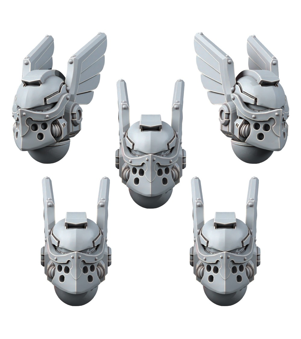 Imperial Angel Helmet Heads Set (5U)