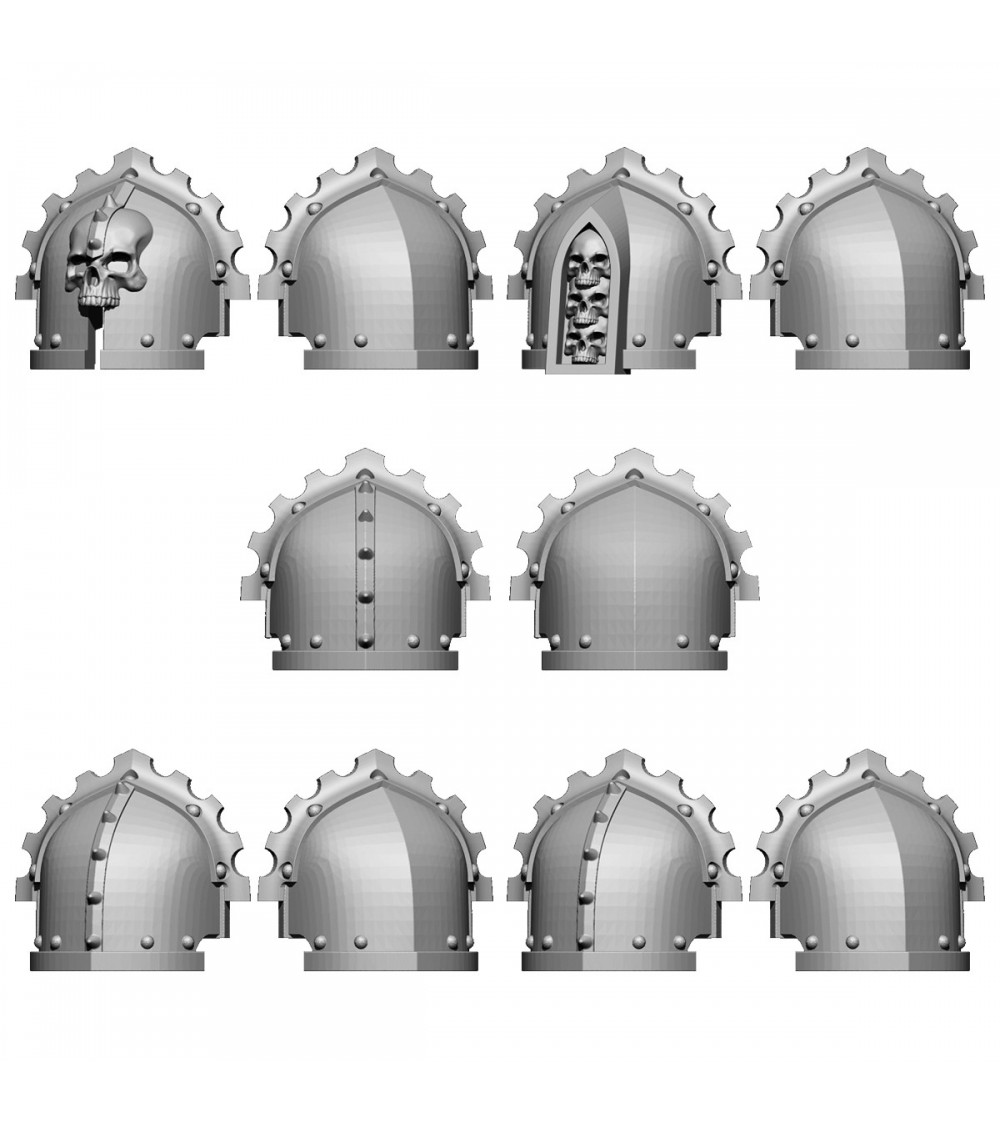 Space Knights Shoulder Pads Asper (5U)