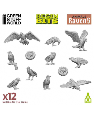 3D printed set - Ravens