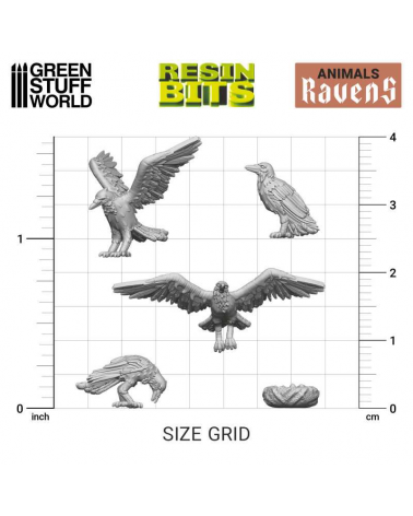 3D printed set - Ravens