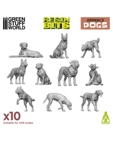 3D printed set - Dogs