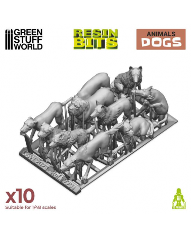 3D printed set - Dogs