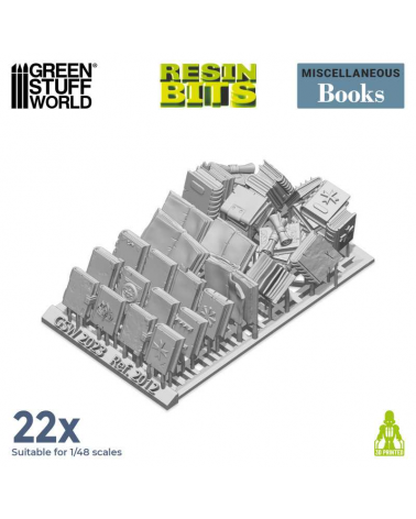 3D Printed Set - Resin Books