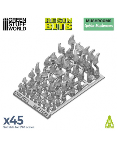 3D printed set - Goblin Mushrooms