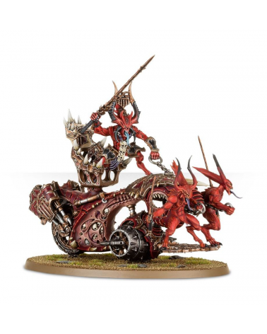 RENDMASTER, HERALD OF KHORNE ON BLOOD THRONE