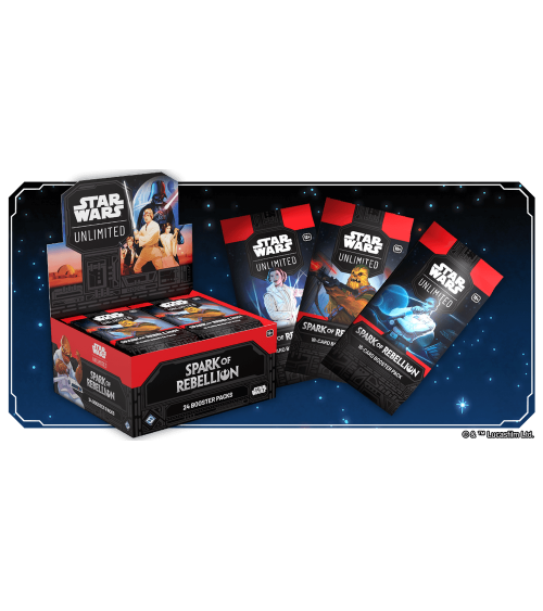 Spark of Rebellion Booster Display (ENG) - 24 boosters - Star Wars Unlimited