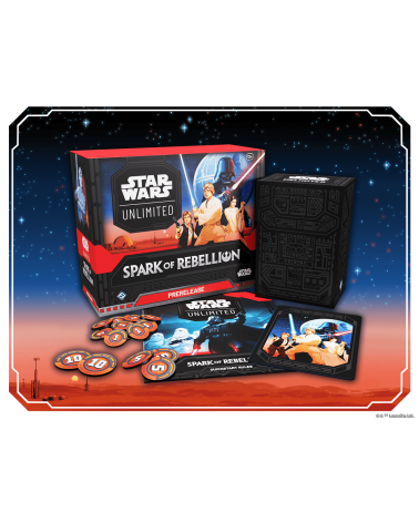 Spark of Rebellion Prerelease Box (ENG) - Star Wars Unlimited