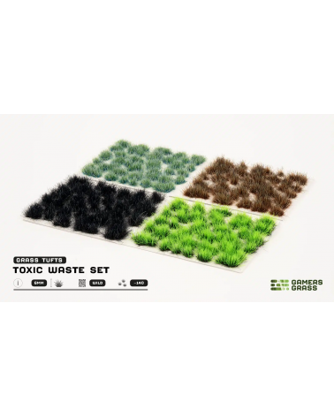 Toxic Waste Set - Tuft Sets - Gamers Grass