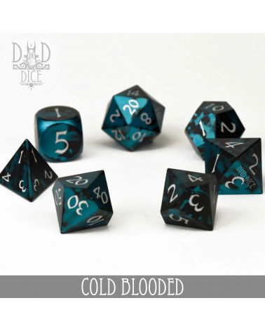 Set de dés Cold Blooded Aluminum (Gift Box)