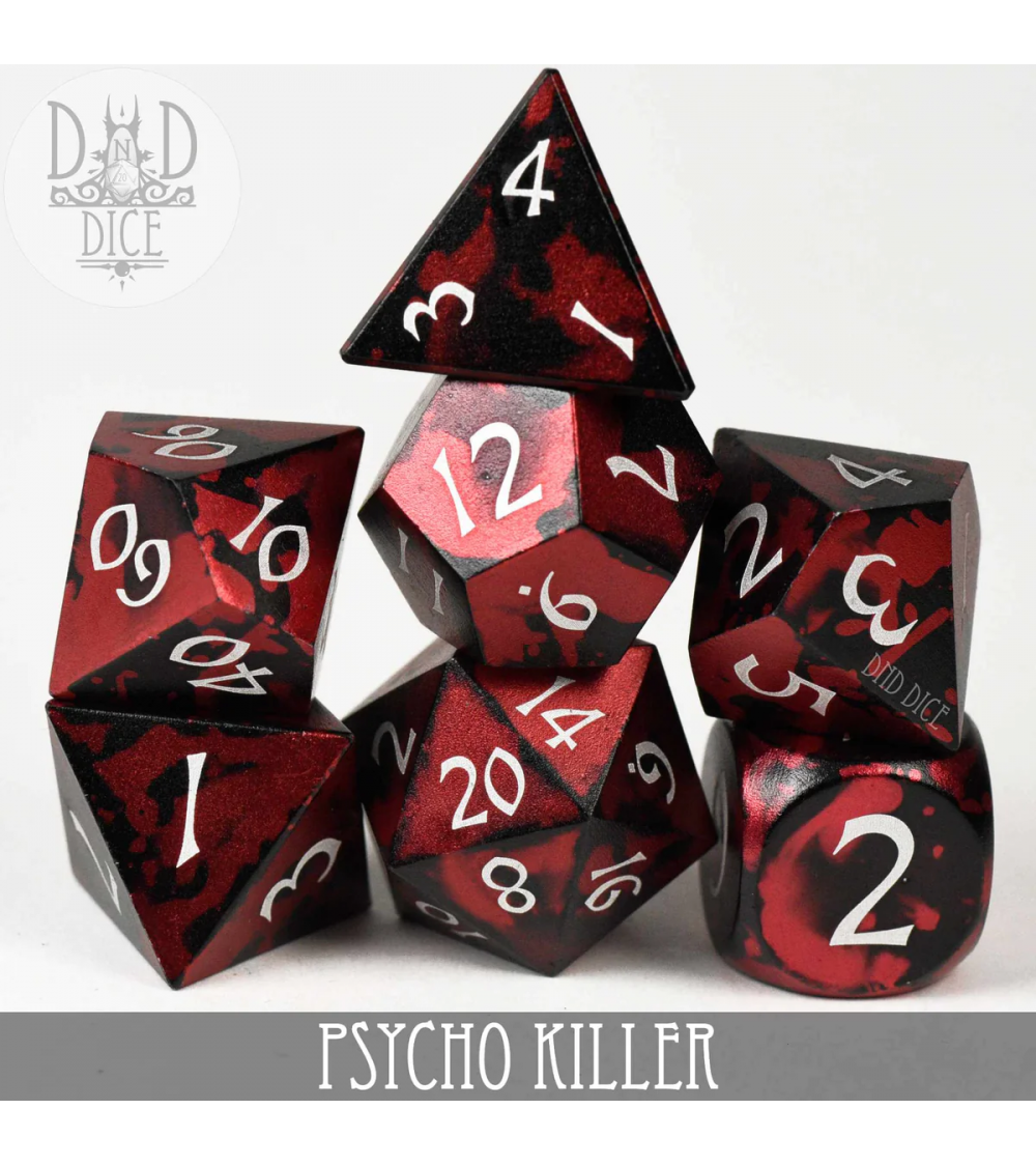 Set de dés Psycho Killer Aluminum (Gift Box)