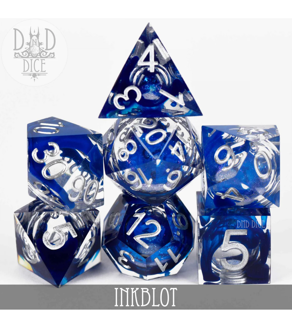 Set de dés Inkblot (Handmade)